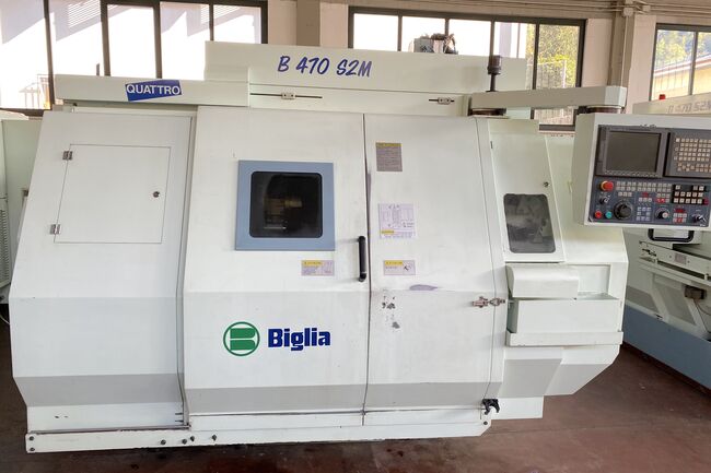 Sell Turning Machine CNC BIGLIA B470 S2M used