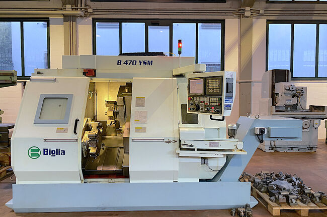 Sell Turning Machine CNC BIGLIA B470YSM used