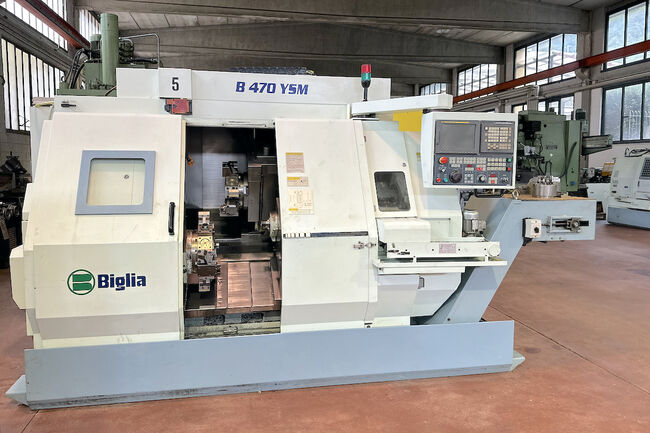 Sell Turning Machine CNC BIGLIA B470YSM used