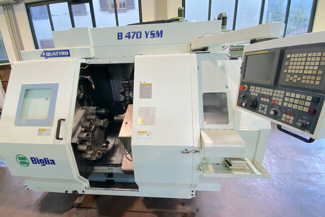Sell Turning Machine CNC BIGLIA B470YSM used